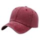 thumbnail image 1 of Gorra de béisbol informal de algodón lavado al agua para mujer: transpirable, correa ajustable, protección solar, para actividades al aire libre en la playa, el parque o de acampada., 1 of 4