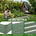 thumbnail image 3 of Aoodor Metal Raised Garden Bed 4' x 2' x 1', Rust Resistance Planter Boxes for Patio and Outdoor Yard Gardening - Set of 2, 3 of 6