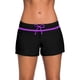 thumbnail image 1 of Traje de baño Naiovety Ajustable pantalones cortos suaves Negro Púrpura 3XL, 1 of 6