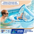 thumbnail image 2 of Flota para piscina Swimways para bebés con canopy Shark, 2 of 7