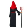 thumbnail image 4 of PINQI Boys 4pc Halloween Cape Outfits Long Sleeve Tops Clothes Hairband Belt Clothes Sets Kids Thin Halloween Party 5-10 Years, 4 of 9