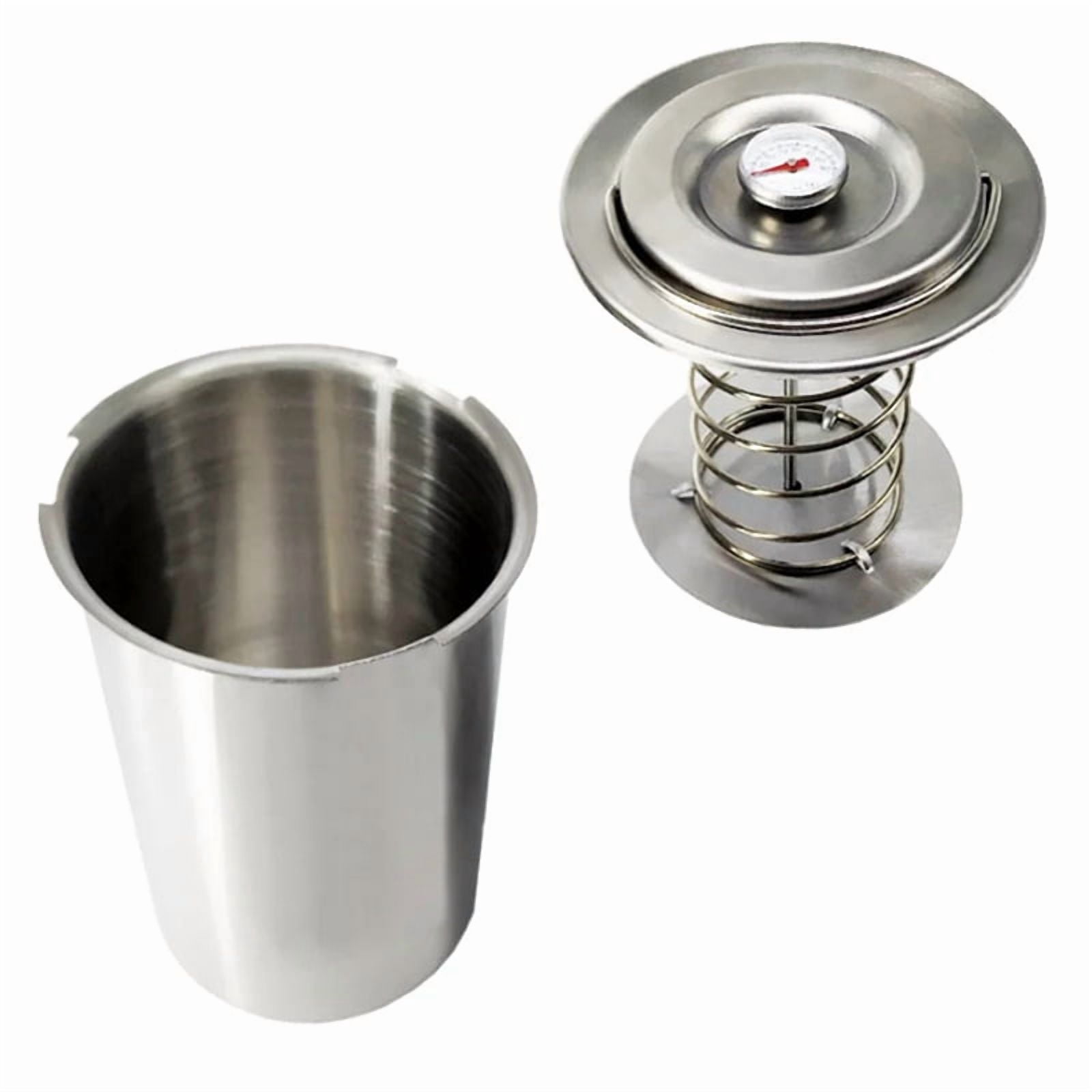 2X Stainless Steel Ham Press Maker Machine with Thermometer, Meat Poultry Kitchen Cooking Tools