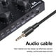 thumbnail image 1 of Cable Auxiliar Audífonos Cable AUX Jack Cable de audio estéreo de alambre de cobre de 3,5 mm para de automóvil (negro), 1 of 8