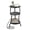 Grey, variant on ZEXVIDA Small Round Side Table with Charging Station, 3-Tier Waist Circular End Table with Storage Shelf,  Sofa Side Table Small Spaces, Round Corner Coffee Table for Living Room Bedroon,Brown