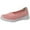 Pink, variant on Quaouag Walking Shoes Women Breathe Mesh Slip On Sneakers Women Comfortable Lightweight Flats Shoes