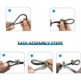 thumbnail image 4 of Home Gym Accessory Fitness Pulley Cable, Adjustable Length Heavy Duty Steel Wire Rope For Muscle Training, Professional Gym Equipment Wear-resistant Pu Coating, Waterproof Corrosion Resistant, 4 of 5