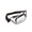 Black, variant on LAVA Clear Fanny Pack Waterproof Waist Bag with Adjustable Strap for Women Men, Chest Bag for Stadium and Concerts (Gray)