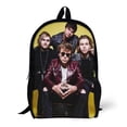 thumbnail image 1 of SOS Band Backpacks Basic Shoulder BackpackBookbag Satchel Backpack Rucksack, 1 of 3