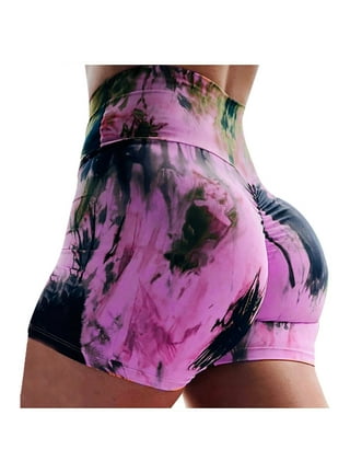 Cross Waist Yoga Shorts for Women High Waisted Tummy Control Booty Workout  Running Ribbed Solid Color Bike Shorts Casual Butt Lifting Compression Gym  Workout Biker Shorts 