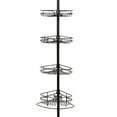 thumbnail image 6 of Bronze Shower Caddy with 4 Shelves, Zenna Home Tension Pole, 6 of 6