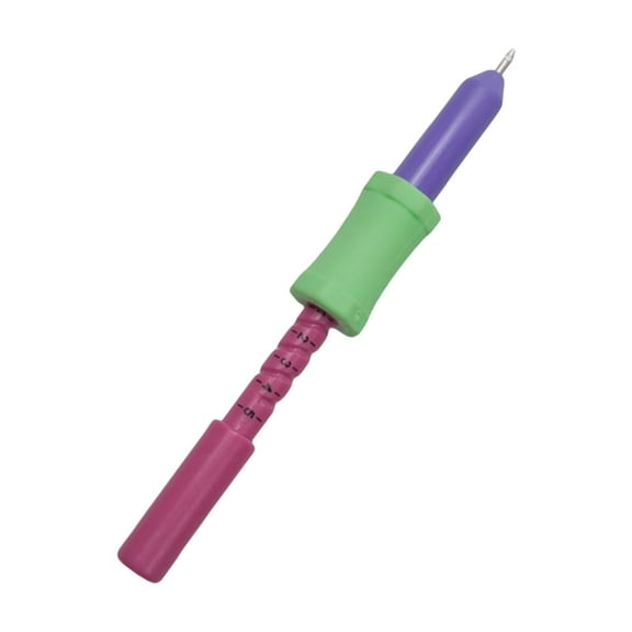 Punching Needle Embroidery Set with Threader Adjustable Embroidery Pen 2.2mm Needle Head for Embroidery Stitching Craft