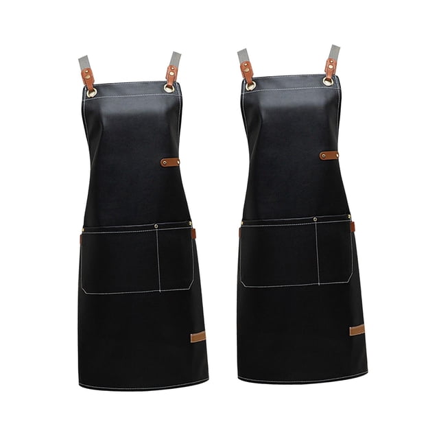 2 Delantal De Trabajo Impermeable Duradero Para Limpiar Pescado Carnicero Y Peluquería Canina Sunnimix Delantal de trabajo impermeable