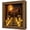 Cemetery, variant on Halloween Shadow Box Skeleton Night Light DIY Craft Kit, 3D Wooden Frame Led Glowing Tombstone Orange Pumpkins, Spooky Gothic Tabletop Home Bedroom Decorative Festival Art Ornaments Gifts