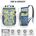 thumbnail image 3 of Travel Cooler Bag - Lemon Camping Beer Cooler Backpack with Bottle Opener- Waterproof Insulated Picnic Backpacks - Cooler Bag for Beach, 3 of 6