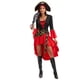 thumbnail image 2 of Disfraz de capitana de piratas del Caribe para mujer con sombrero, traje de rol para Halloween, disfraz de mujer, vestido gótico medieval, 2 of 5