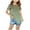 Army Green, variant on YLSDY Cute Summer Shirts for Teens Striped Gradient Print Kids Shirts Girls Casual Short-Sleeved Round Neck Pullover Tops Army Green 140