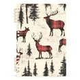 thumbnail image 7 of FORMRS 1-Subject Spiral Notebook 8" x 5" College Ruled 60 Refillable Sheet A5 Hard Cover, 2 Pack, Plaid Deer, 7 of 7