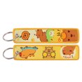 thumbnail image 2 of Jiibva 3pcs Capybara Key Tag Cartoon Key Ring Capybara Key Tag Chain Fob Ring Animal Keychain Pendant for Motorcycles, Cars, Bag, 2 of 7