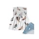 thumbnail image 3 of SAYOO Camisetas Sin Tirantes para Mujer, Sin Mangas Plisadas Color Degradado/Pluma/Raya/Flor/Bandera Pullover, Tops Sueltos de Verano para Mujer SAYOO  casual, 3 of 4