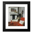 thumbnail image 2 of Jan van der Heyden 12x14 Black Modern Framed Museum Art Print Titled - Room Corner with Curiosities, 2 of 5