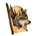 thumbnail image 2 of Tallado De Animales Artesanía Madera De Pino Colgantes Tallados De Animales Exquisita Decoración De Pared De Animales Tallados 3D Animal Tallado Hecho A Mano Para La Decoración De La Sala De Estar Scienceny HA027464-02, 2 of 6