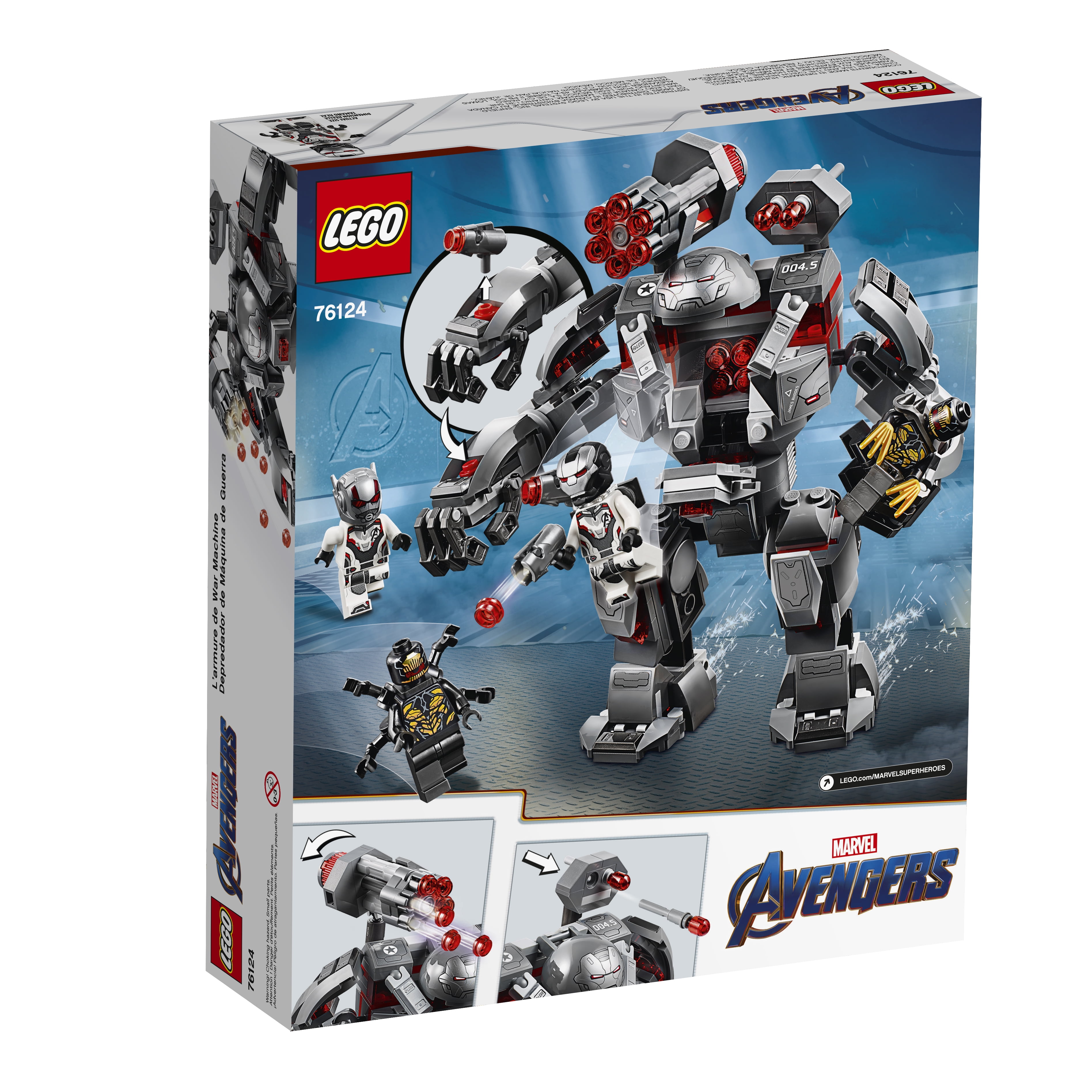 Lego Marvel Avengers War Machine Buster 76124 Marvel