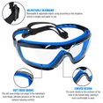 thumbnail image 2 of Gafas de seguridad TAIGAOASIS, paquete de 6, transparentes con protección UV, 2 of 5