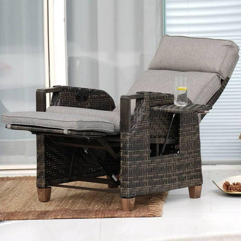 Recliner with independent back and footrest sale