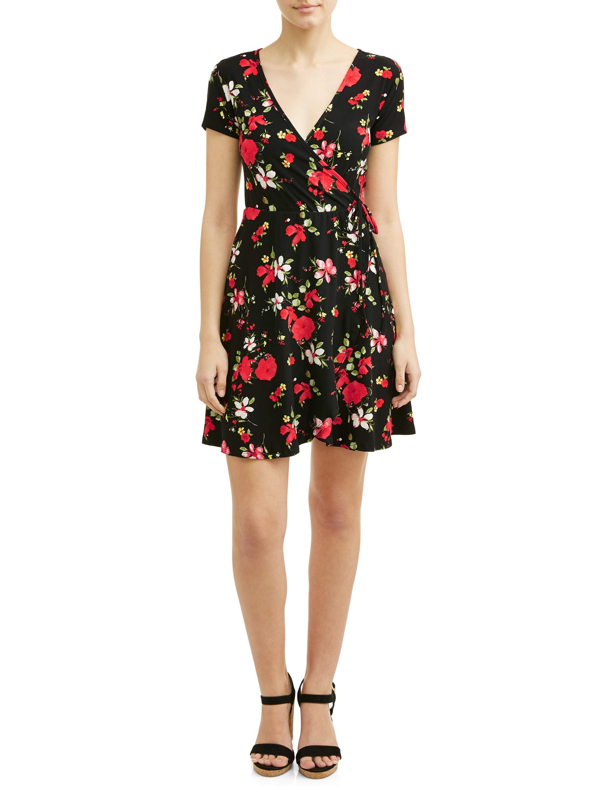 junior wrap dress