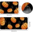 thumbnail image 2 of Fall Kitchen Mat Pumpkin Sunflower Kitchen Mats for Floor Runner Rug Set of 2 Non Slip with Rubber Backing, Plank Washable Carpet for Hallways, Sink, Laundry Room, 17x30 + 17x47 in, 2 of 6
