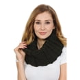 thumbnail image 4 of Basico Women Winter Chunky Wide Knitted Infinity Scarf Warm Circle Loop Line Shape, 4 of 6