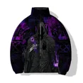 thumbnail image 5 of Abrigo de hombre Ropa de invierno para hombre Capa Serie Skull Man Chaqueta de algodón estampada Chaqueta de estilo holgado de moda Chaquetas Abrigos, 5 of 5