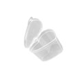 thumbnail image 1 of Billuyoard Envase de plástico de arcilla en forma de corazón Caja recargable de PP de arcilla de diseño transparente Almacenamiento y organización del hogar transparente y 50 piezas, 1 of 6