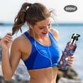 thumbnail image 5 of Yayeee 33oz Insulated Water Bottle Double Wall Stainless Steel with Flip Straw Lid, Purple Dragon Scales Pattern, 5 of 7