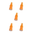 thumbnail image 3 of Advancent Botellas de vino Tapones de silicona Tapa Botella Antifugas Tapón de acero inoxidable Forma de cono Gadget de cocina Beber naranja Type2 NO2, 3 of 6