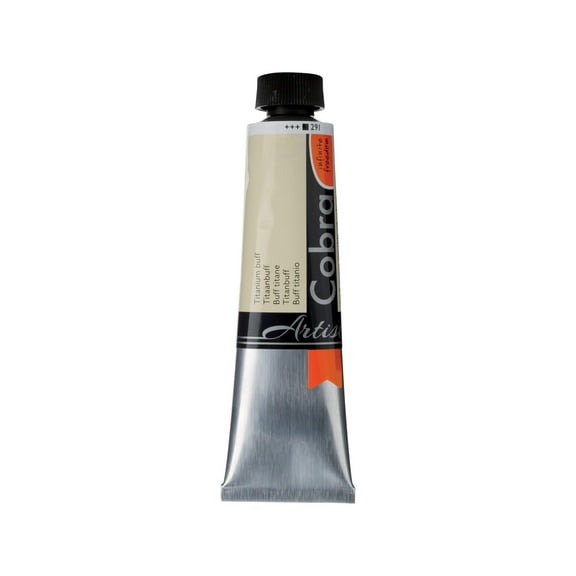 Royal Talens Cobra Artist Water Mixable Oil Color, 40ml, Titanium Buff