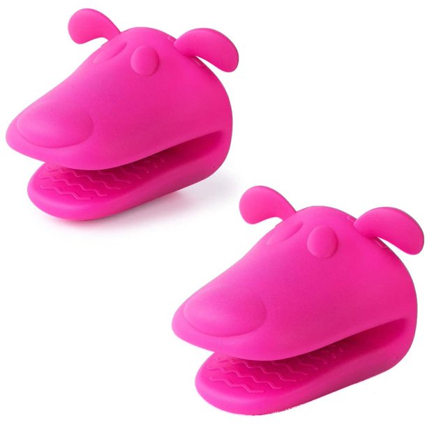 Mini manoplas para horno, silicona sin BPA, resistente al calor, manoplas para cocinar, agarraderas para cocinar y hornear en la cocina Vhermosa Utensilios de Cocina