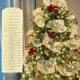 thumbnail image 5 of Deco Mesh Ribbon, Metallic Foil Mesh Ribbon, Christmas Ribbon,1 Rolls Mesh Ribbon for Wreaths, Poly Deco Mesh Rolls, Border Striped Deco Mesh Wire Ribbon for DIY Christmas Gift Wrapping Craft, 5 of 7