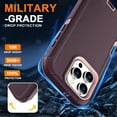 thumbnail image 5 of For iPhone 16e 16 Pro Max 15Plus 14PRO 13 Mini Heavy Duty Shockproof Defender Armor 3-Layer Hybrid Rugged Case Cover Shell, 5 of 16