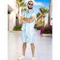 thumbnail image 2 of Conjunto Hombre Verano Camisa y Short a Juego Alberca Playa y Calor, 2 of 5