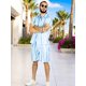 thumbnail image 2 of Conjunto Hombre Verano Camisa y Short a Juego Alberca Playa y Calor, 2 of 5