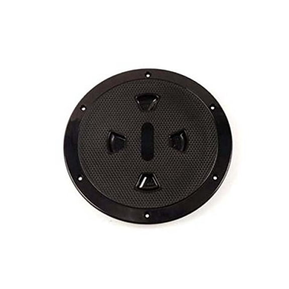 Beckson Screw Deck Plate 6" BLK Diamond