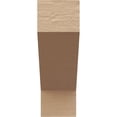 thumbnail image 2 of 5"W x 10"D x 15"H Classic Clemmons Rough Cedar Woodgrain TimberThane Corbel, Primed Tan, 2 of 6