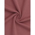 thumbnail image 6 of DARING DIVA Women's Elastic Waist Wide Leg Lounge Pants M Red, 6 of 7