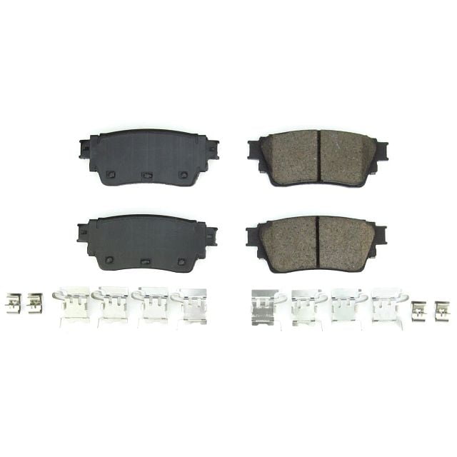 Power Stop Rear Z17 Evolution Ceramic Brake Pads with Hardware 17-2391