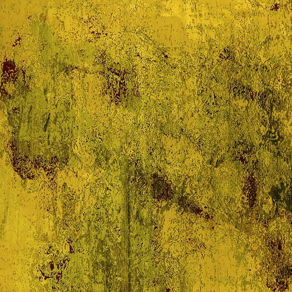 Ahgly Company Indoor Square Oriental Yellow Industrial Area Rugs, 3' Square