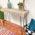 thumbnail image 4 of del Hutson Designs Harpen Table de Salon en Bois Récupéré, Naturel, 4 of 6