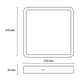 thumbnail image 5 of Estevez Luminaria LED para Sobreponer DRUM SQUARE ECO 18W 3000K Blanco, 5 of 7