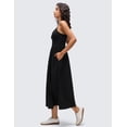 thumbnail image 3 of CRZ YOGA V Neck Maxi Casual Tank Dress Outfits For Women, 3 of 6