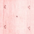 thumbnail image 1 of Ahgly Company Indoor Square Solid Red Modern Area Rugs, 5' Square, 1 of 4